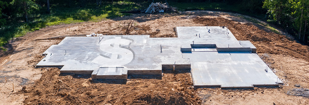 Custom home foundation