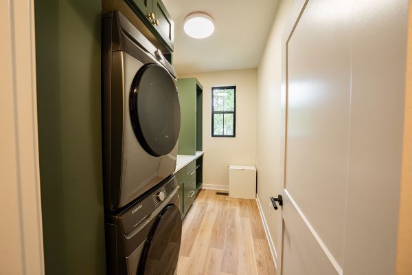 Woodhaven custom home Circleville Ohio modern laundry room